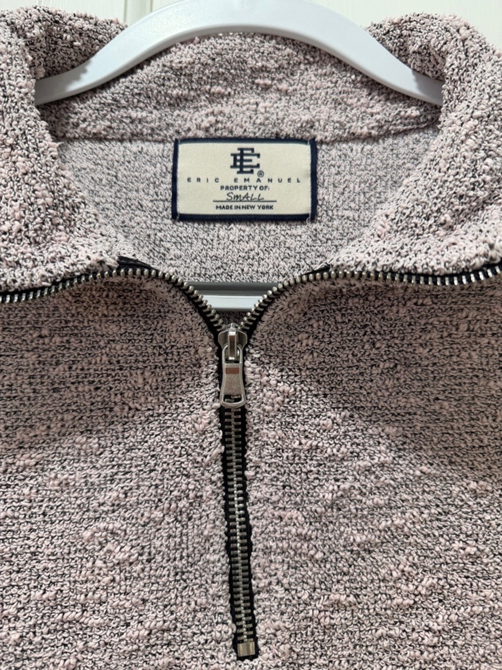 Eric Emmanuel Boucle Quarter Zip Sweatshirt - Picture 2 of 4